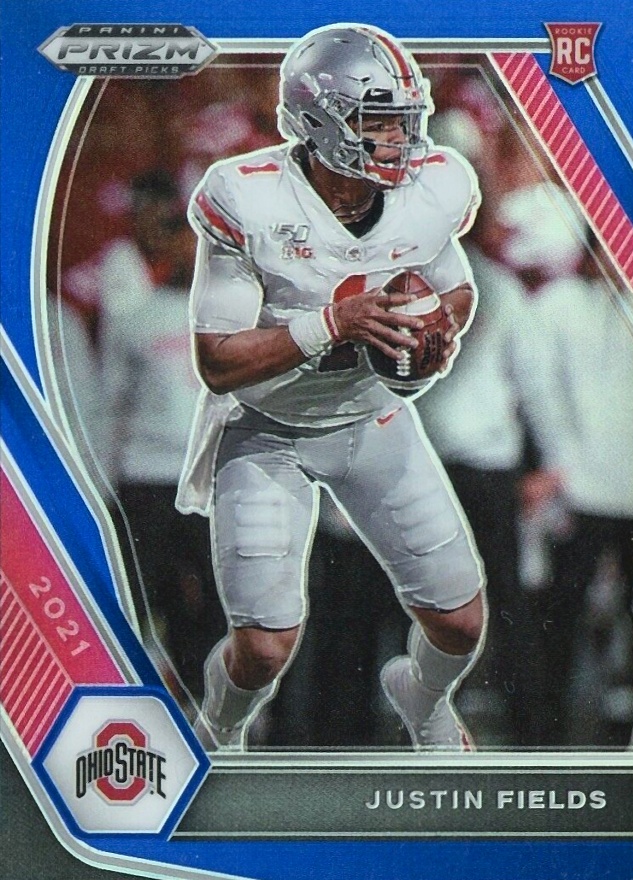 2021 Panini Prizm Draft Picks Justin Fields #121 Football Card