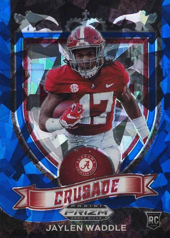 2021 Panini Prizm Draft Picks Jaylen Waddle #169 Football Card