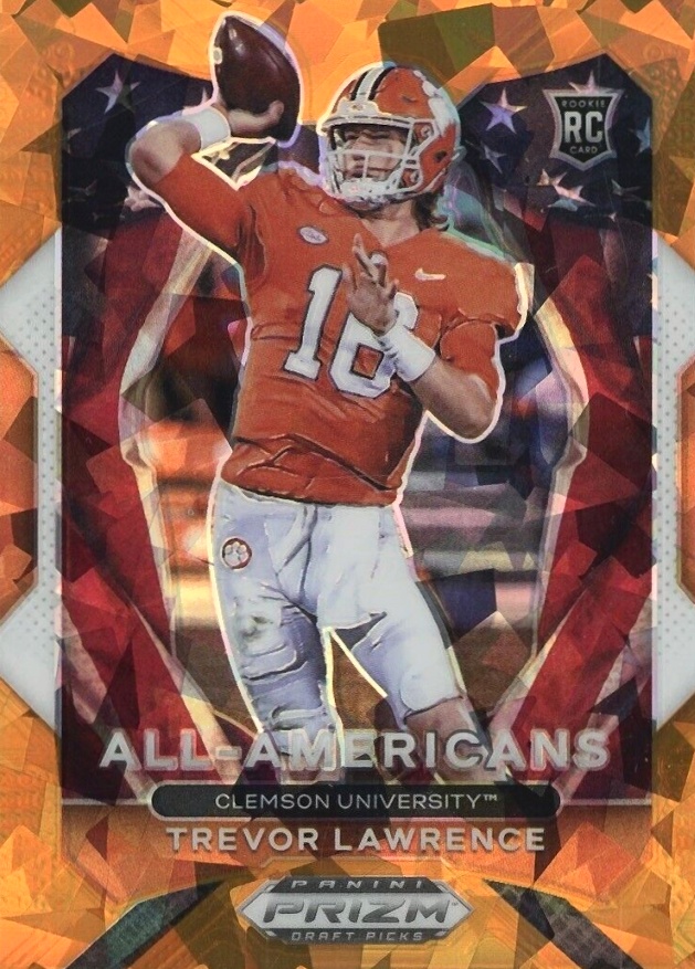 2021 Panini Prizm Draft Picks Trevor Lawrence #181 Football Card