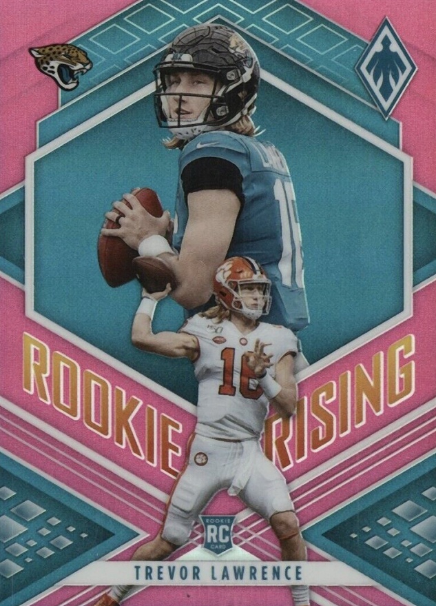 2021 Panini Phoenix Rookie Rising Trevor Lawrence #RIS-1 Football Card