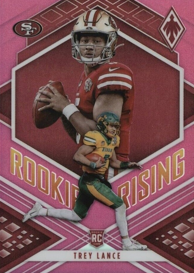 2021 Panini Phoenix Rookie Rising Trey Lance #RIS-3 Football Card