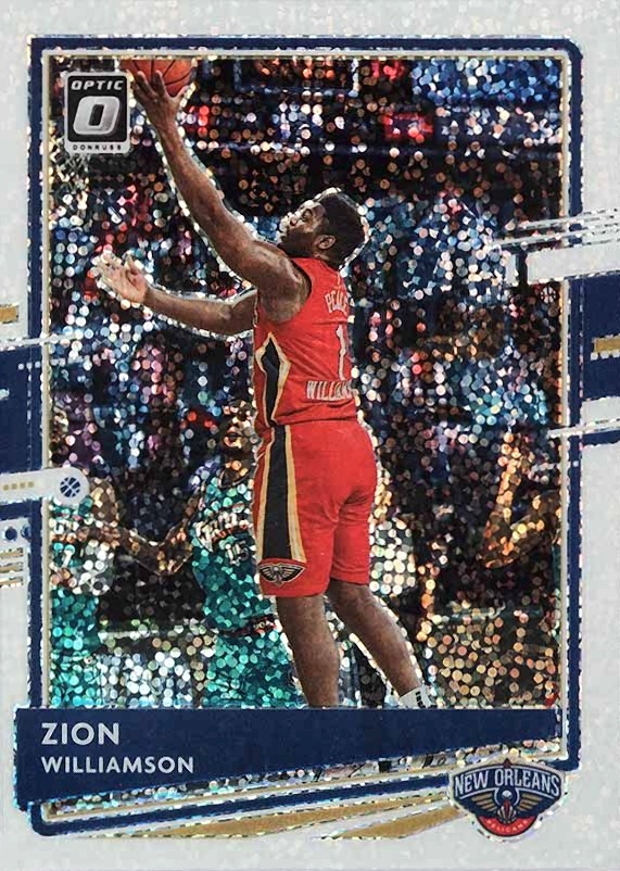 2020 Panini Donruss Optic Zion Williamson #40 Basketball Card