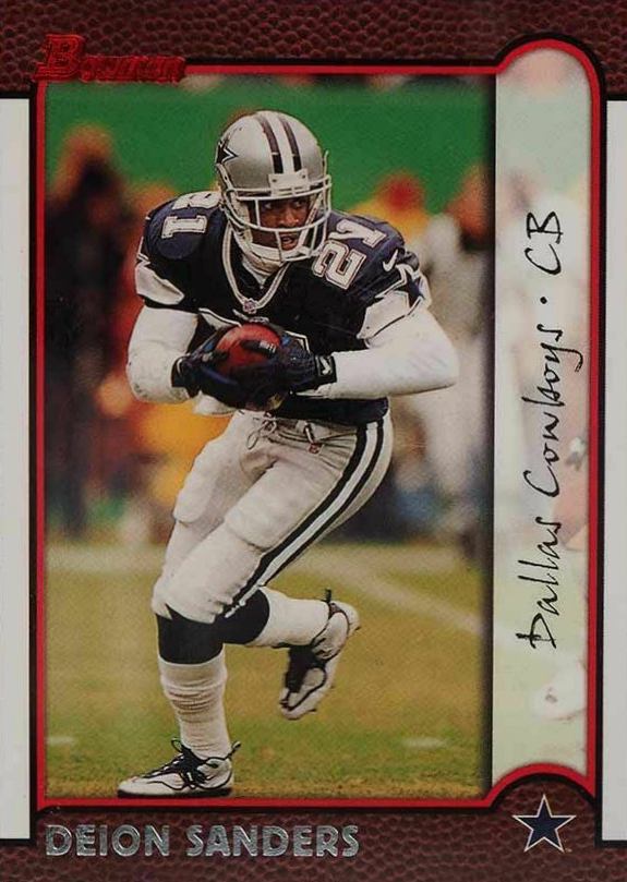 1999 Bowman Deion Sanders #148 Football Card