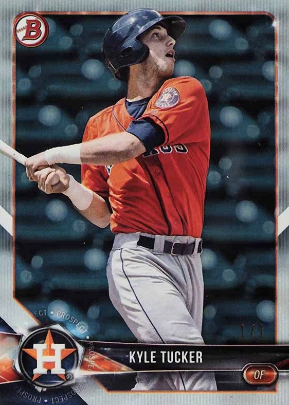 2018 Bowman Paper Prospects Kyle Tucker #BP55 Baseball Card