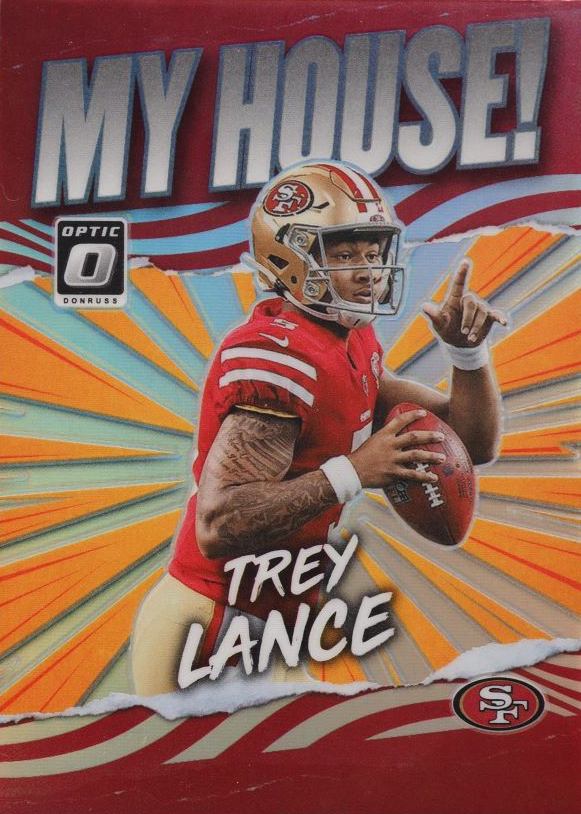 2021 Panini Donruss Optic My House! Trey Lance #MH3 Football Card