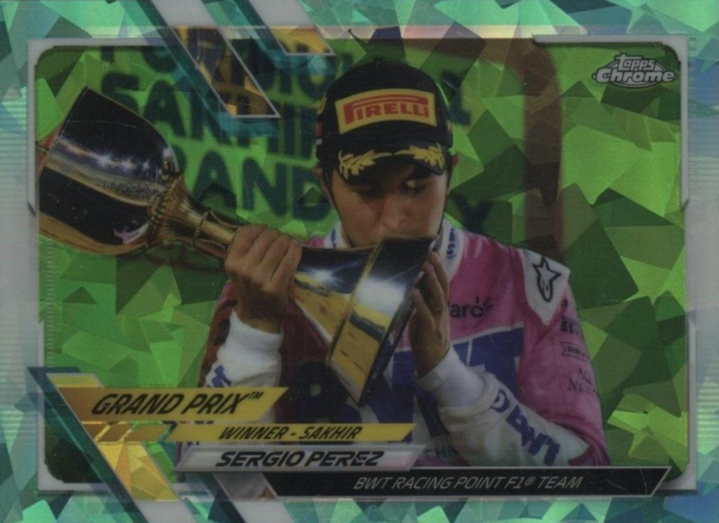 2021  Topps Chrome Formula 1 Sapphire Edition Sergio Perez #153 Other Sports Card