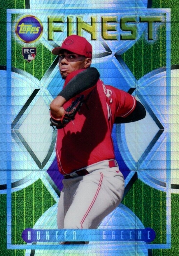 2022 Topps Finest Flashbacks Hunter Greene #119 Baseball Card