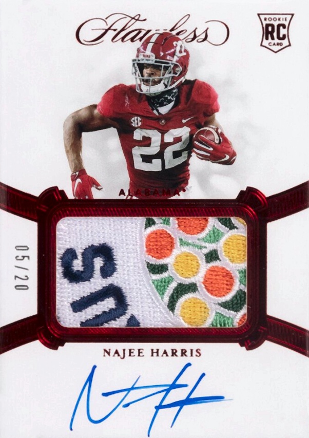 2021 Panini Flawless Collegiate Najee Harris #49 Football Card