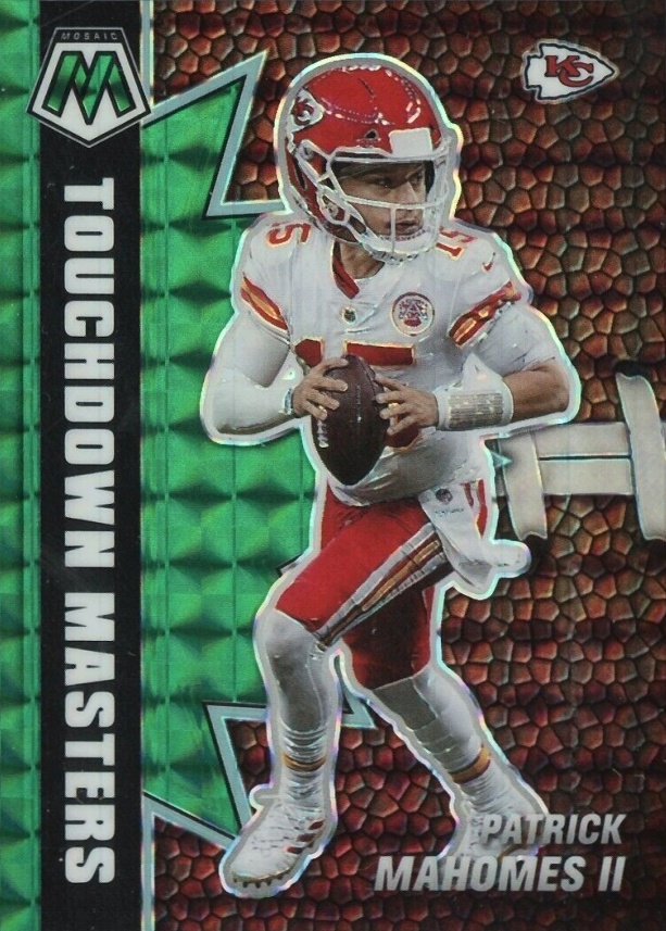 2021 Panini Mosaic Touchdown Masters Patrick Mahomes II #TM-14 Football Card