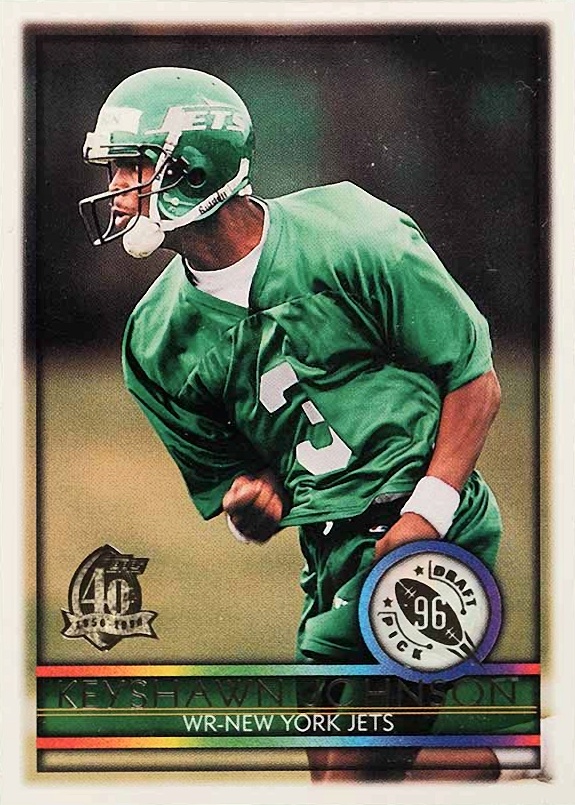 1996 Topps Keyshawn Johnson #430 Football Card