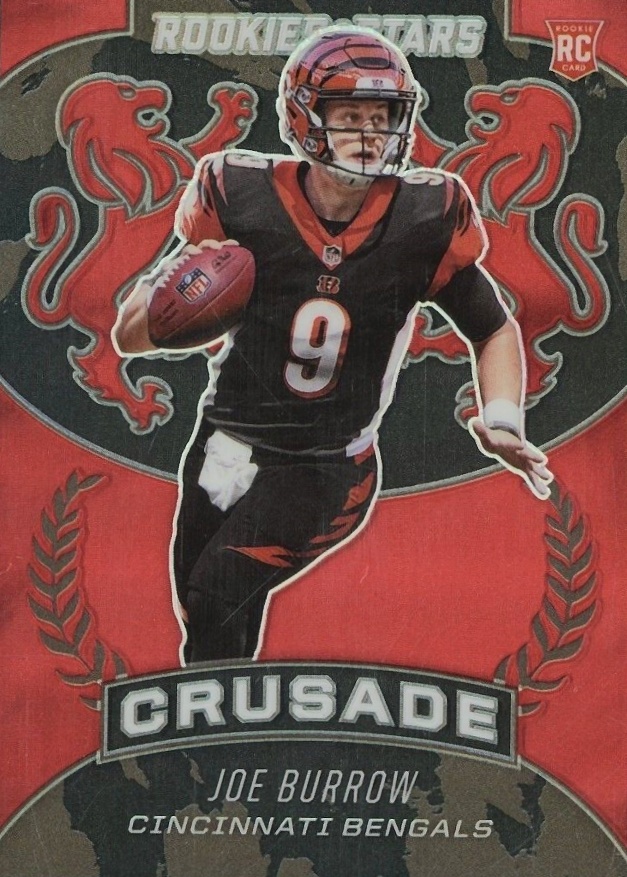 2020 Panini Rookies & Stars Crusade Joe Burrow #CR21 Football Card