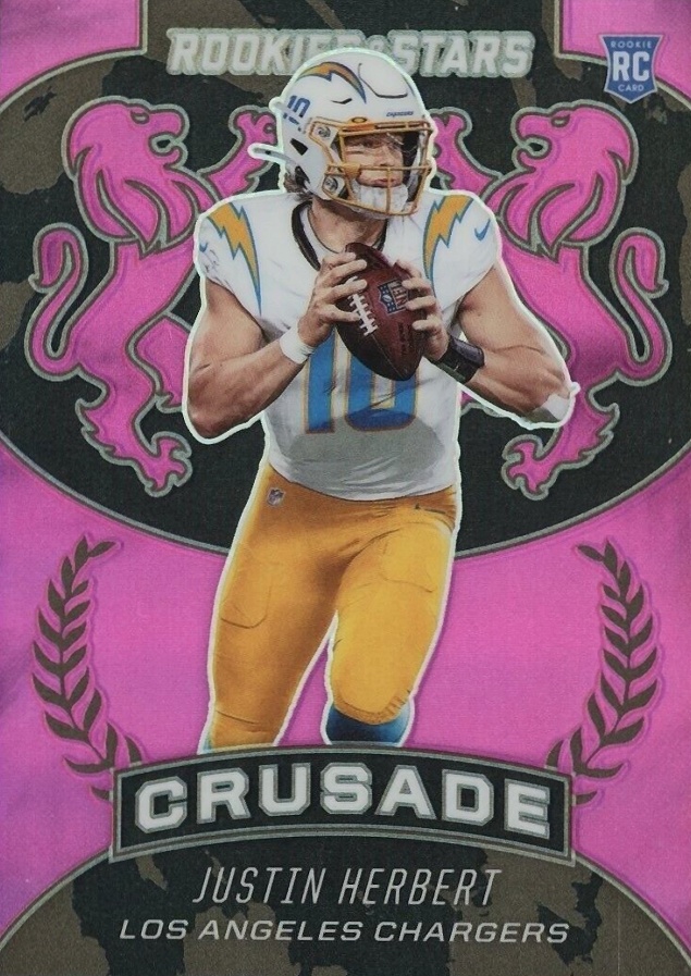 2020 Panini Rookies & Stars Crusade Justin Herbert #CR23 Football Card