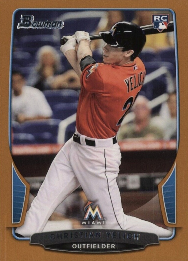 2013 Bowman Draft Picks & Prospects Rookies  Christian Yelich #40 Baseball Card