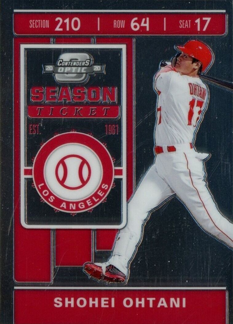 2020 Panini Chronicles Contenders Optic Shohei Ohtani #13 Baseball Card