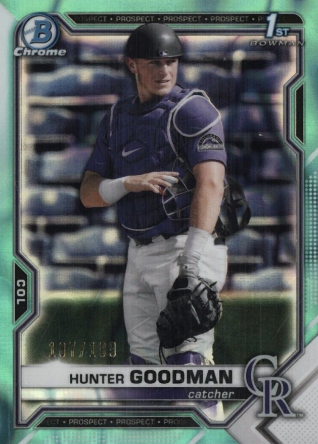 2021 Bowman Draft Hunter Goodman #BDC66 Baseball Card