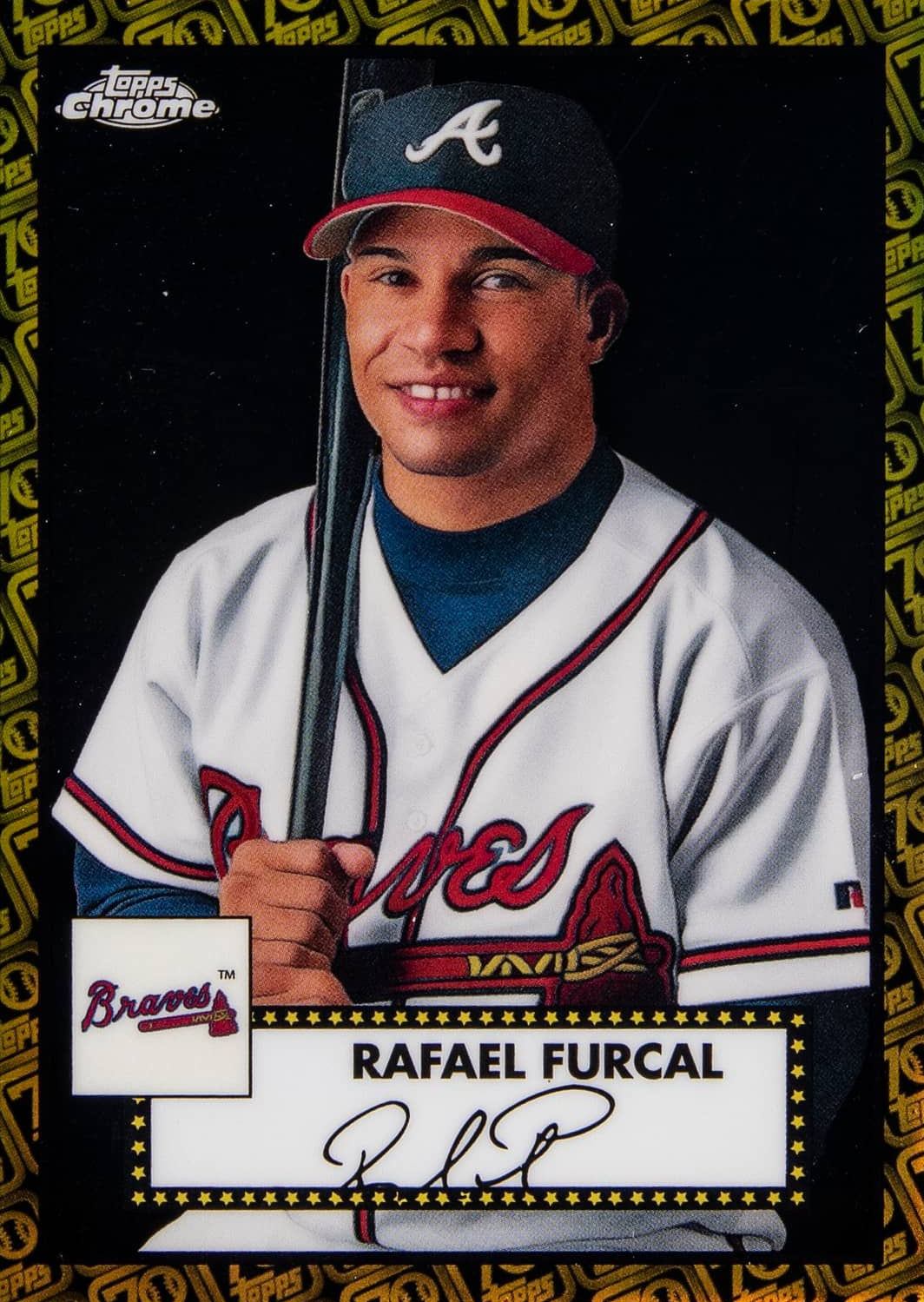 2021 Topps Chrome Platinum Anniversary Rafael Furcal #568 Baseball Card