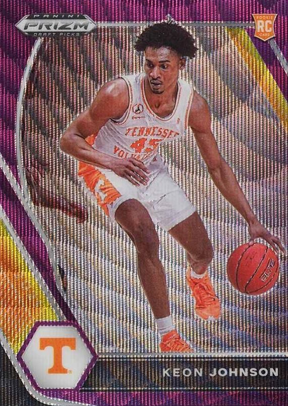 2021 Panini Prizm Draft Picks Keon Johnson #7 Basketball Card