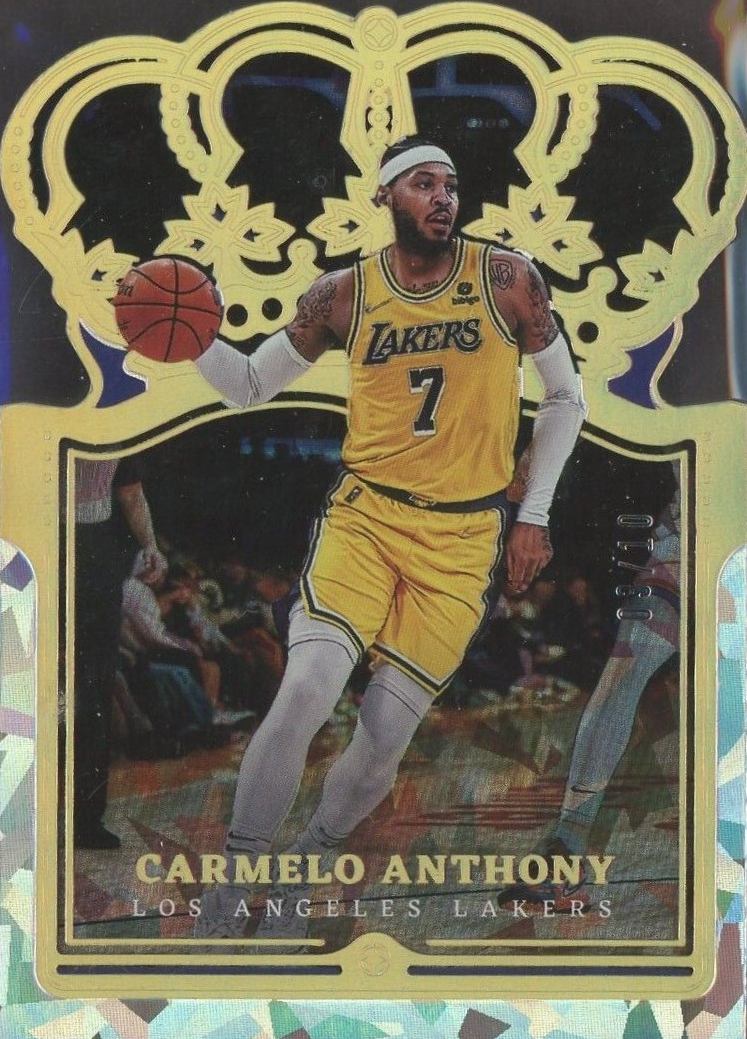 2021 Panini Crown Royale Carmelo Anthony #58 Basketball Card