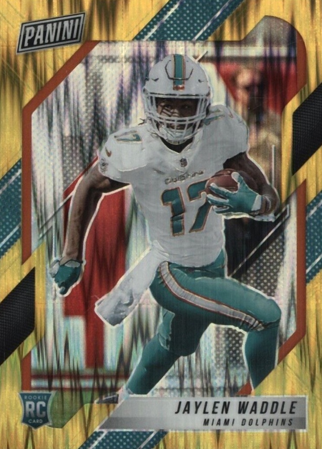 2022 Panini National VIP Rookies Jaylen Waddle #RC5 Football Card