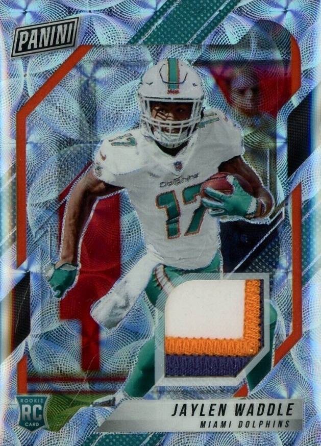 2022 Panini National VIP Rookies Jaylen Waddle #RC5 Football Card