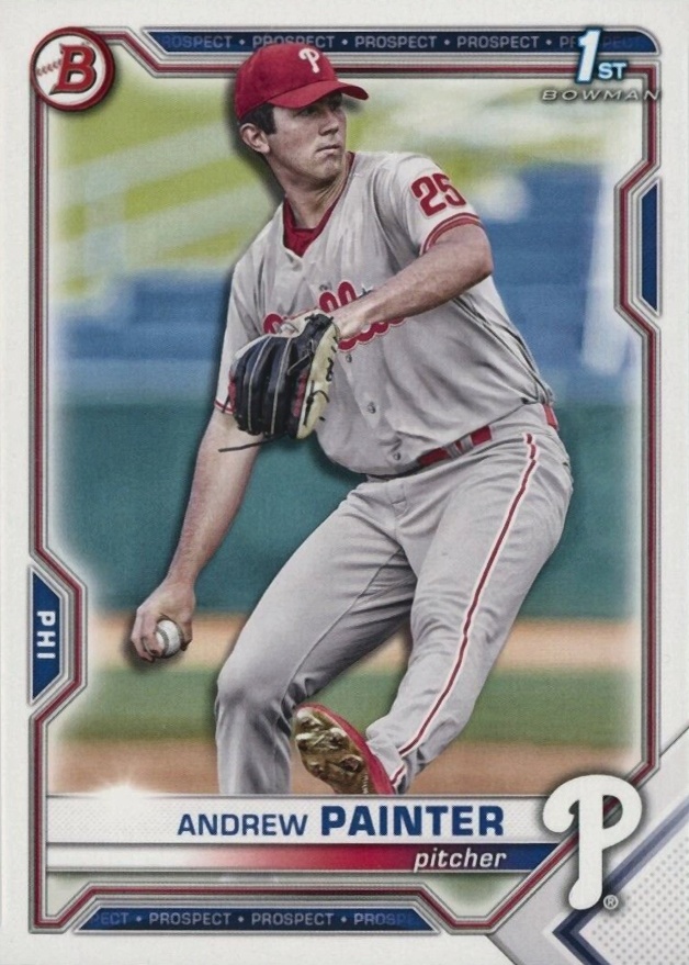 2021 Bowman Draft Andrew Painter #BD10 Baseball Card