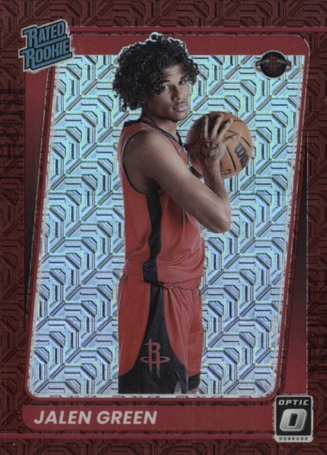 2021 Panini Donruss Optic Jalen Green #159 Basketball Card