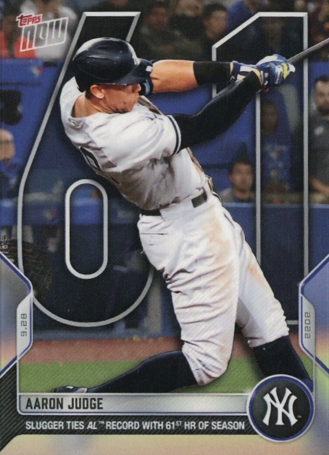 2022 Topps Now Aaron Judge #975 Baseball Card