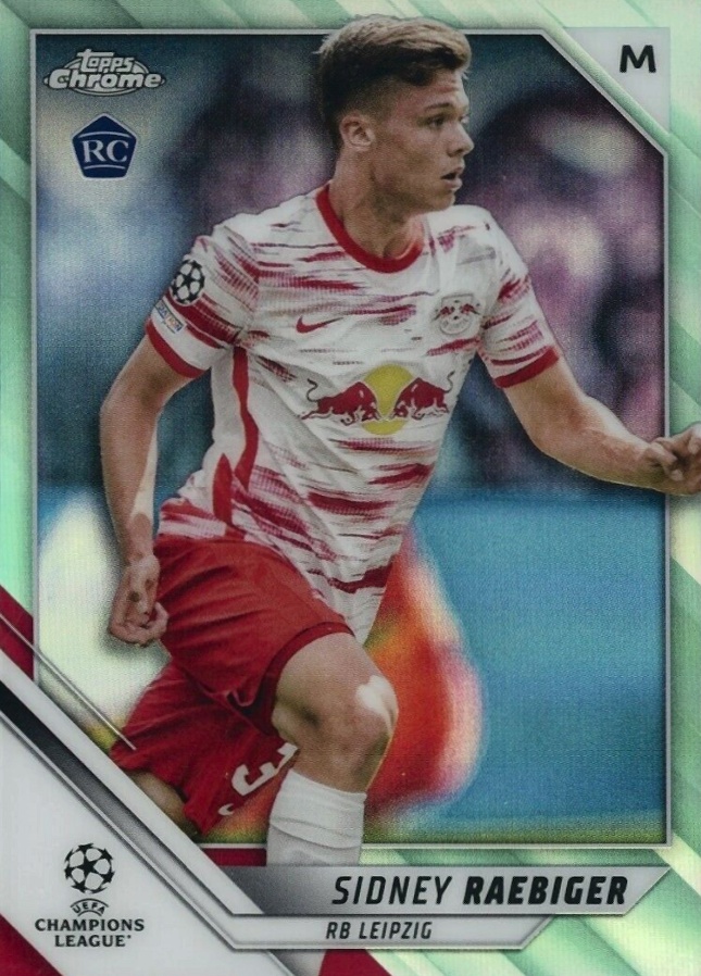 2021 Topps Chrome UEFA Champions League Sidney Raebiger #60 Soccer Card