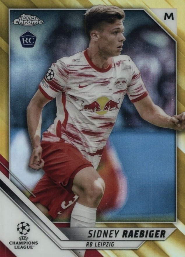 2021 Topps Chrome UEFA Champions League Sidney Raebiger #60 Soccer Card