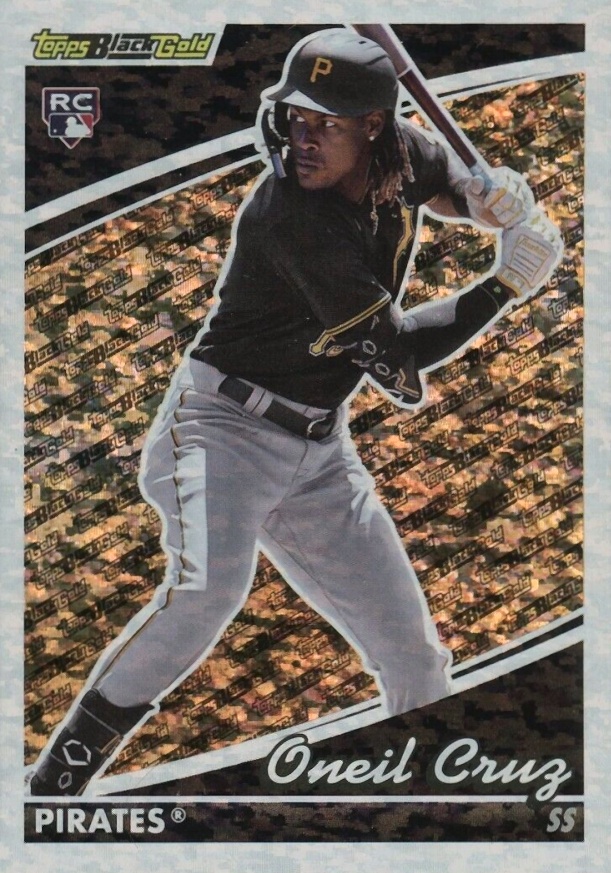 2022 Topps Update Black Gold Oneil Cruz #BG20 Baseball Card