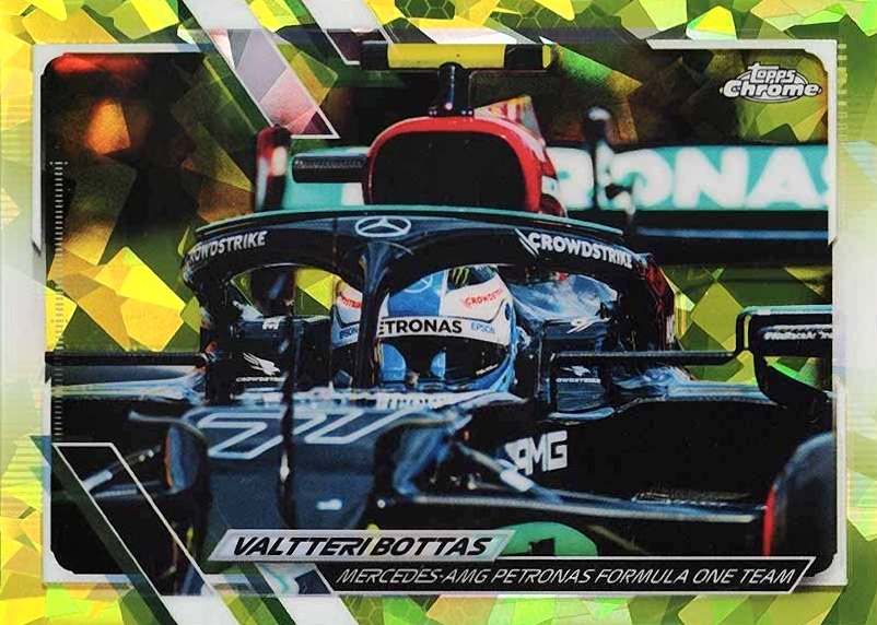 2021  Topps Chrome Formula 1 Sapphire Edition Valtteri Bottas #2 Other Sports Card