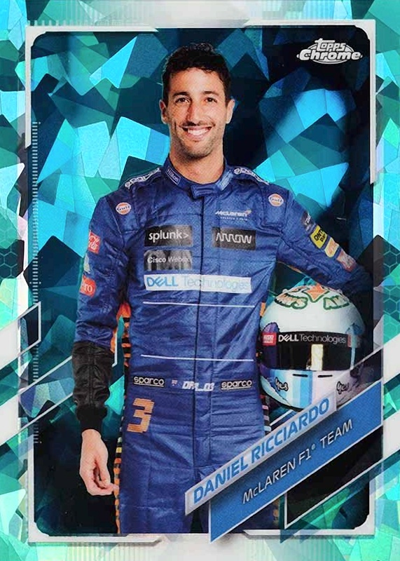 2021  Topps Chrome Formula 1 Sapphire Edition Daniel Ricciardo #5 Other Sports Card