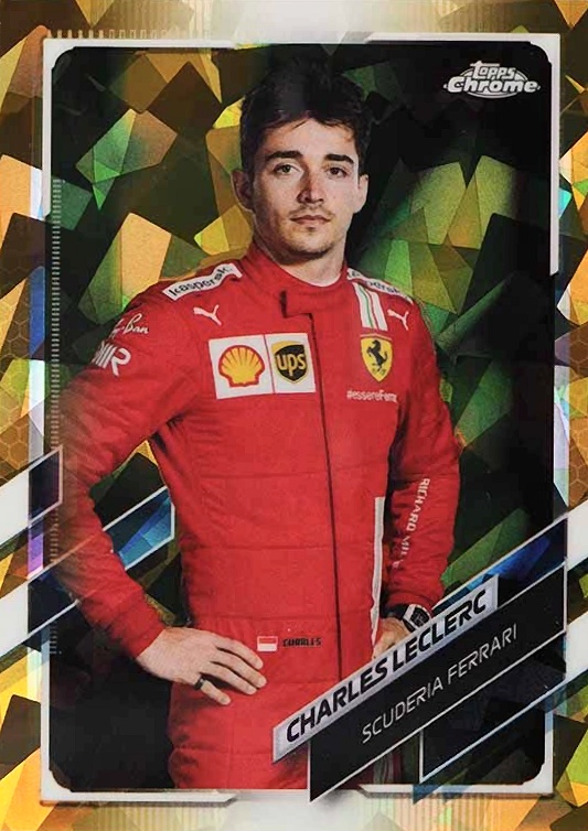 2021  Topps Chrome Formula 1 Sapphire Edition Charles Leclerc #11 Other Sports Card