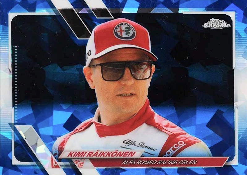 2021  Topps Chrome Formula 1 Sapphire Edition Kimi Raikkonen #15 Other Sports Card