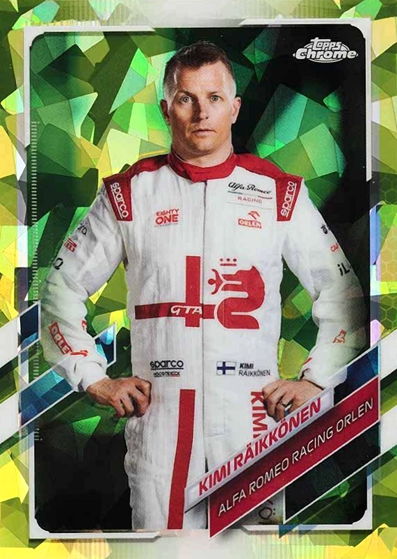 2021  Topps Chrome Formula 1 Sapphire Edition Kimi Raikkonen #15 Other Sports Card