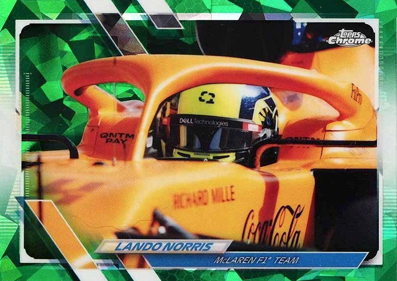 2021  Topps Chrome Formula 1 Sapphire Edition Lando Norris #22 Other Sports Card