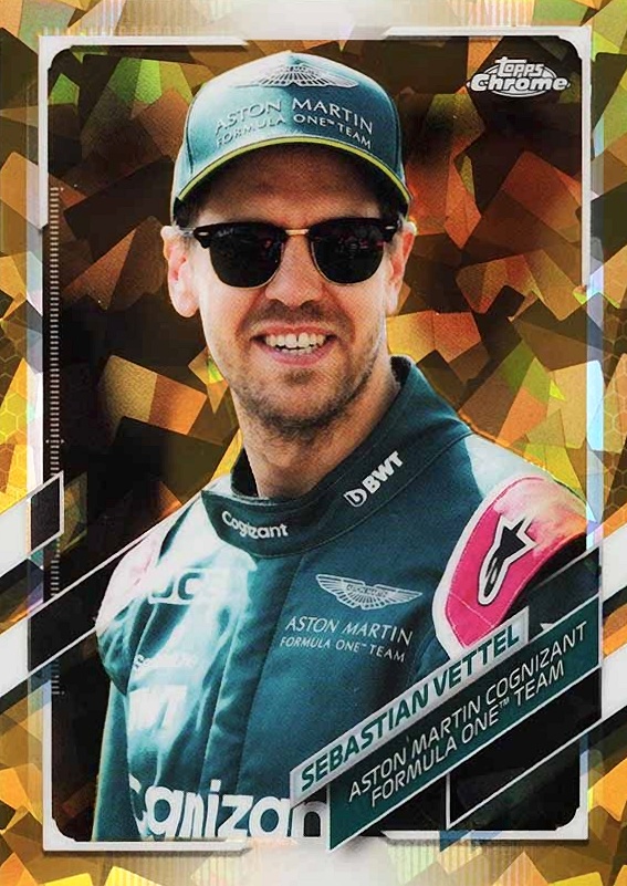 2021  Topps Chrome Formula 1 Sapphire Edition Sebastian Vettel #27 Other Sports Card