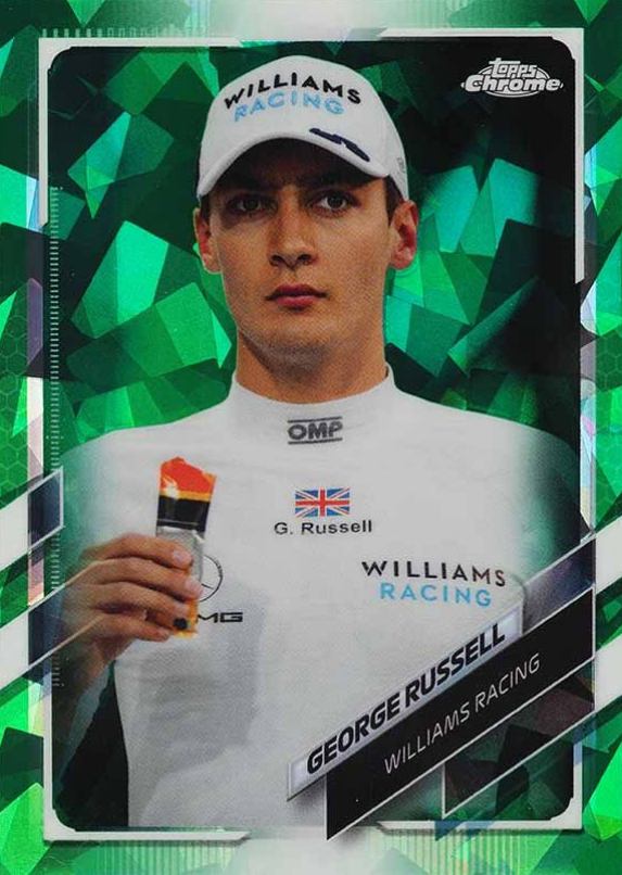 2021  Topps Chrome Formula 1 Sapphire Edition George Russell #35 Other Sports Card