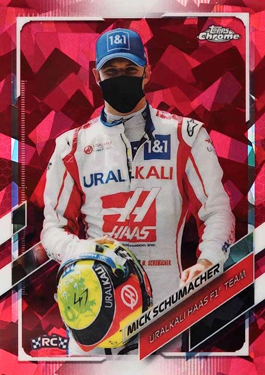 2021  Topps Chrome Formula 1 Sapphire Edition Mick Schumacher #51 Other Sports Card