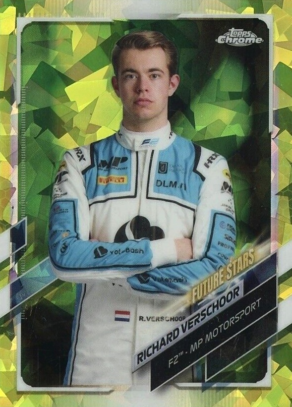 2021  Topps Chrome Formula 1 Sapphire Edition Richard Verschoor #63 Other Sports Card