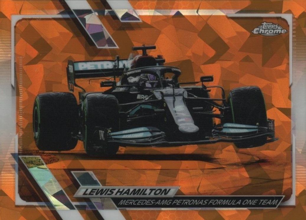 2021  Topps Chrome Formula 1 Sapphire Edition Lewis Hamilton #96 Other Sports Card