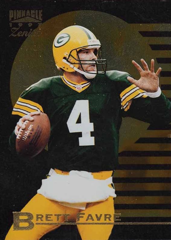 1997 Zenith Brett Favre #1 Football Card