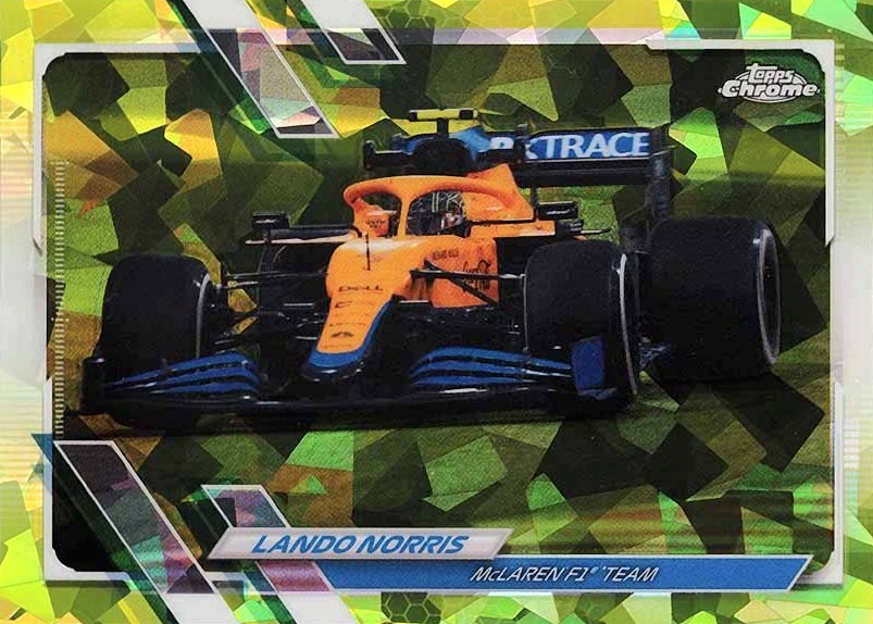 2021  Topps Chrome Formula 1 Sapphire Edition Lando Norris #101 Other Sports Card