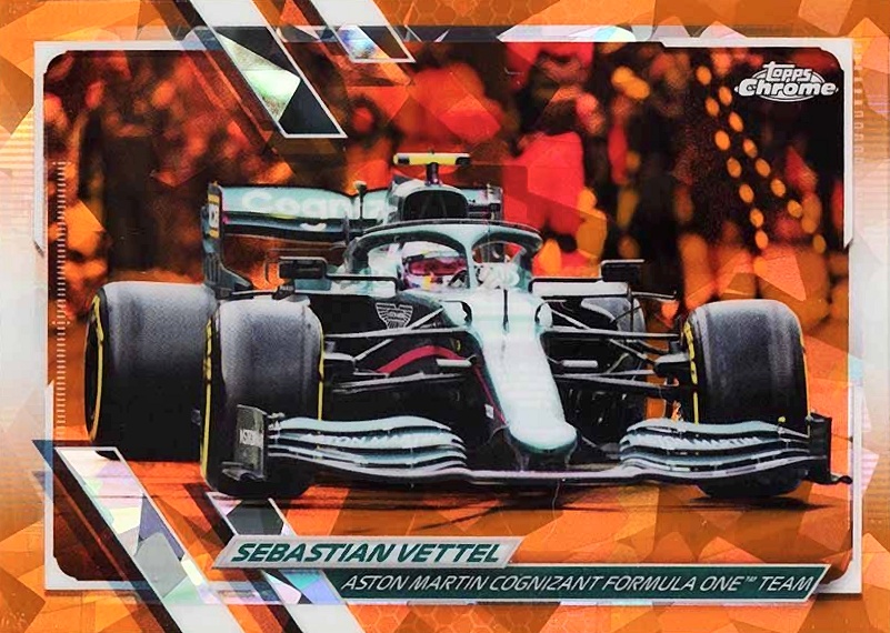 2021  Topps Chrome Formula 1 Sapphire Edition Sebastian Vettel #102 Other Sports Card