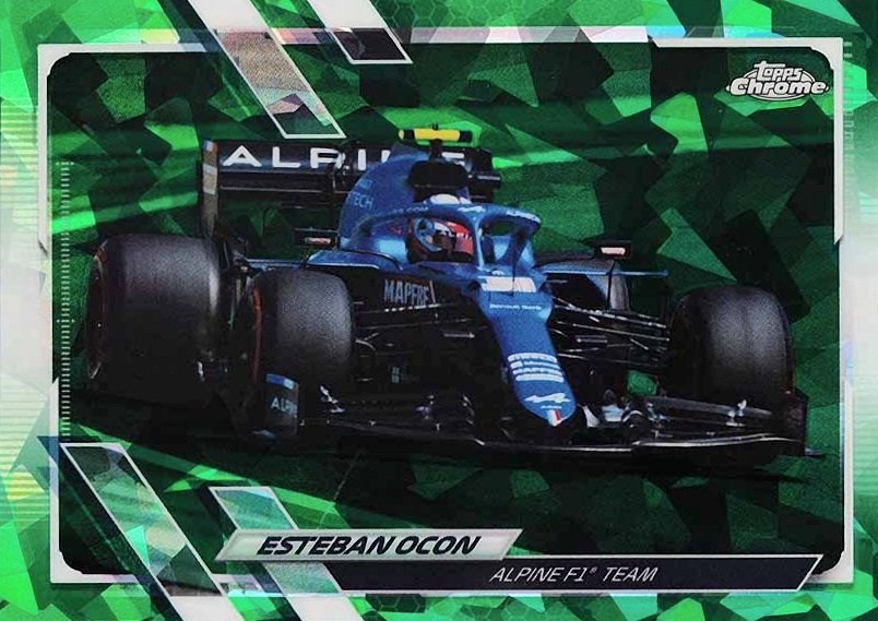 2021  Topps Chrome Formula 1 Sapphire Edition Esteban Ocon #105 Other Sports Card