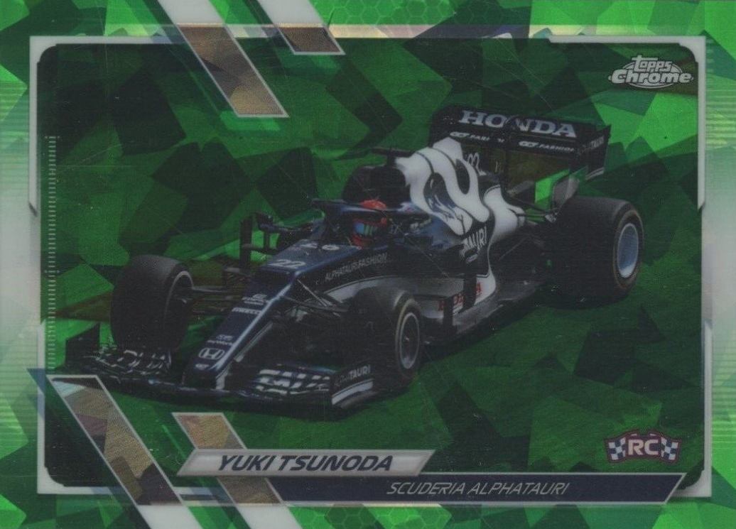 2021  Topps Chrome Formula 1 Sapphire Edition Yuki Tsunoda #109 Other Sports Card