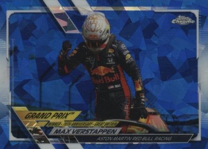 2021  Topps Chrome Formula 1 Sapphire Edition Max Verstappen #142 Other Sports Card