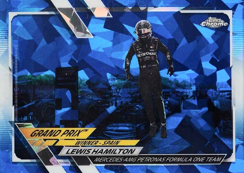 2021  Topps Chrome Formula 1 Sapphire Edition Lewis Hamilton #143 Other Sports Card