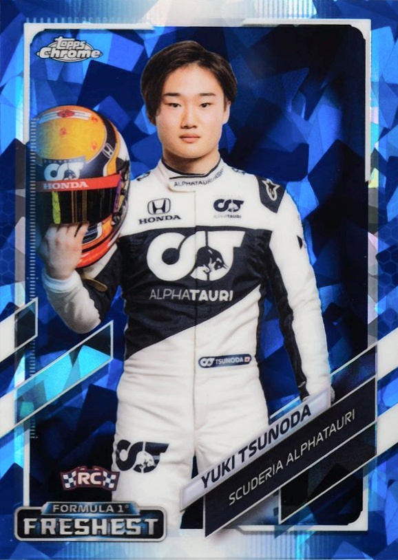 2021  Topps Chrome Formula 1 Sapphire Edition Yuki Tsunoda #173 Other Sports Card