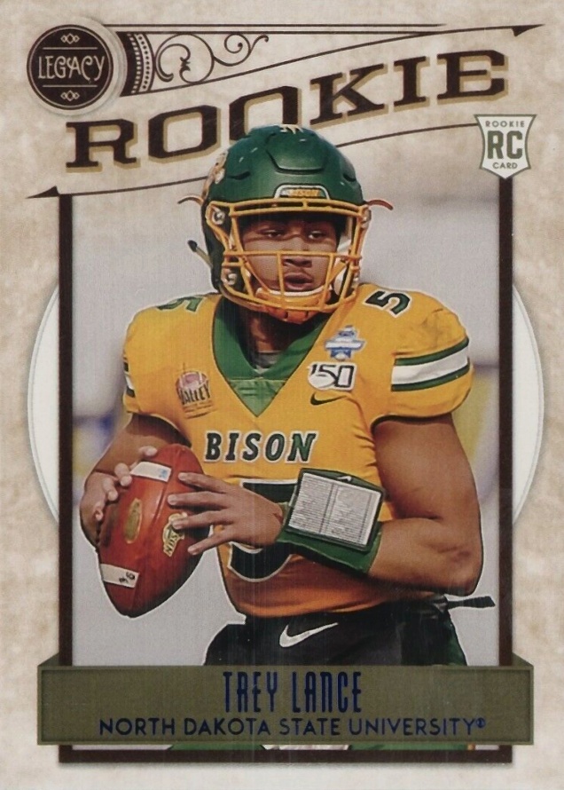 2021 Panini Chronicles Draft Picks Trey Lance #360 Football Card